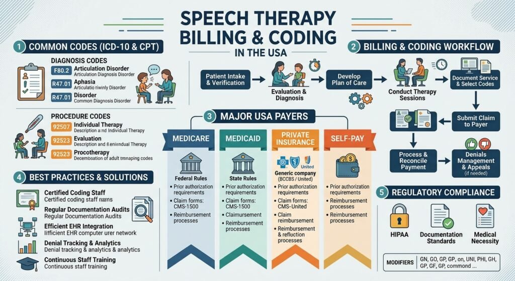 speech therapy billing and coding solutions in the USA