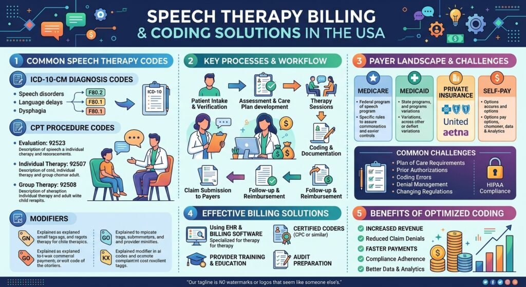 speech therapy billing and coding solutions in the USA
